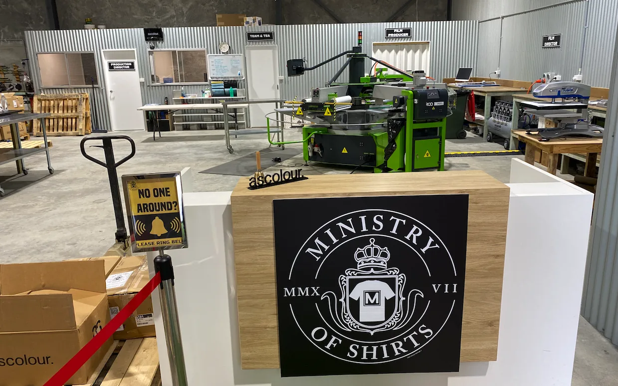 Ministry of Shirts press room
