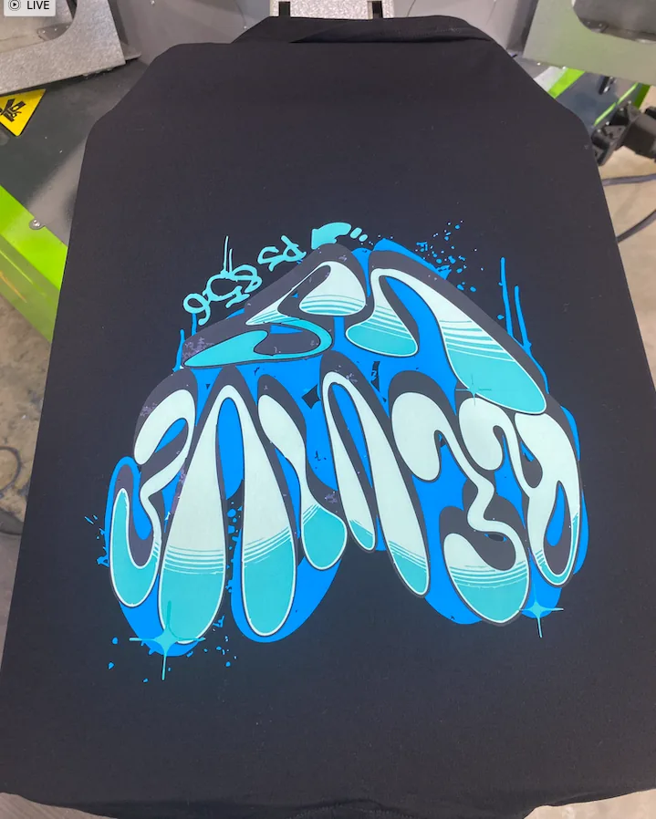 Ministry of Shirts print work